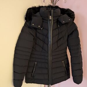 Mackage Midnight Puffer with Luxe Fur Hood